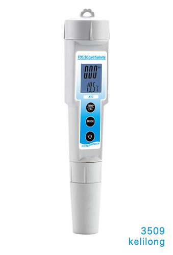 PH-3509 waterproof pH/EC/TDS/Salinity/Temperature Multi-parameter Tester System 1