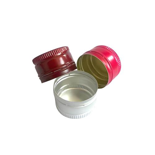 Wholesale 18mm, 24mm, 28mm, 38mm Aluminum ROPP Caps with PE Liners for Wine System 1