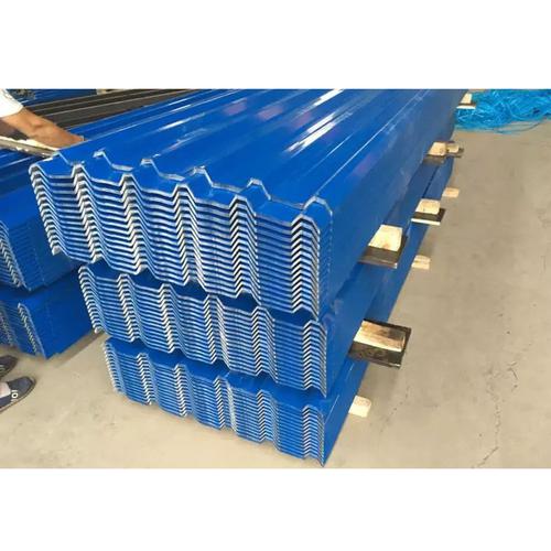 Corrugated Color Galvanized Sheet Ocean Blue Corrugated Steel Roofing Sheet PPGI Roofing Sheet System 1